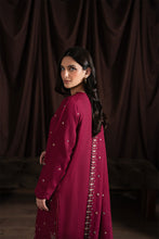 Load image into Gallery viewer, Neeshay EMBROIDERED WINTER Reverie karandi collection MERLOT'25