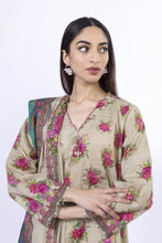 Load image into Gallery viewer, KHAADI lawn Unstitched 3pc suit (SS712A)