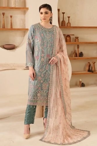 JANAM BY POSHAK party wear semi stitched chiffon collection