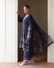 Load image into Gallery viewer, ROHEENAZ Éclat Garden Printed Lawn VOL4 D-507 (Orchid Garden) Unstitched