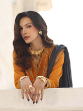 Load image into Gallery viewer, Charizma Signature Peach Leather with Velvet Collection CSW5-08 (Unstitched)