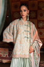 Load image into Gallery viewer, Maria B MPrints Embroidered Irish Linen suit |Unstitched MPT-3108-B '26
