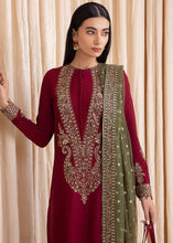 Load image into Gallery viewer, Jazmin EMBROIDERED RAW SILK Article NO:UR-7004 Unstitched