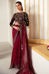 Jazmin EMBROIDERED Pure Velvet Article NO:VF-2016 Unstitched (SAREE)