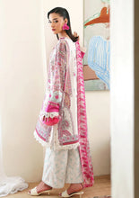 Load image into Gallery viewer, ROHEENAZ Éclat Garden Printed Lawn VOL4 D-510 (Coral Hibiscus) Unstitched