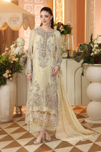 Load image into Gallery viewer, Maria.B Luxury Chiffons Embroidered  Suit | Unstitched | Party wear MPC-26-208 (PASTEL SUNSHINE)'26