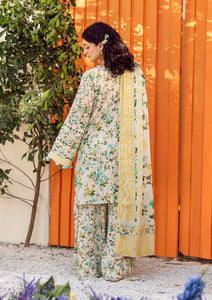 Elaf Premium Print |'25 |EPS-3A | Unstitched (IVORY WHISPERS)