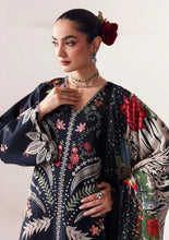 Load image into Gallery viewer, NAQSH Seraphine Winter Edit'26 lawn collection D-00268 (Black Bean) Unstitched