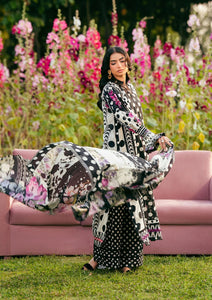 Elaf Premium Print |'25 |EPS-2B | Unstitched (MYSTIC NOIR)