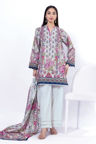 KHAADI lawn Unstitched 3pc suit (SS710A)