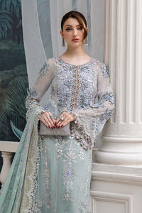 Maria.B Luxury Embroidered Chiffon Suit | Unstitched | Wedding Wear |MPC-25-108