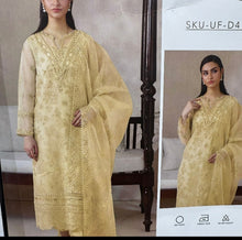 Load image into Gallery viewer, Baroque Party Wear Collection D# 05 Yellow