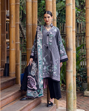 Load image into Gallery viewer, Mushq Broadway Luxury Winter Collection HUNWI250205U (SILVER MIST) Unstitched