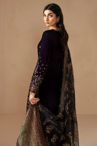 Jazmin EMBROIDERED Pure Velvet Article NO:VF-2027 Unstitched