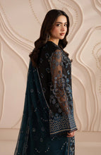 Load image into Gallery viewer, Lamisah Izhare luxury Chiffon Embroidered Suit |BLACK NOIR| Unstitched D-03