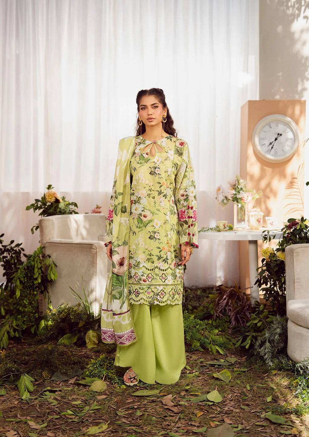 Elaf Premium Print |'25 |EPS-5A | Unstitched (LUSH RADIANCE)