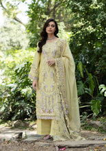 Load image into Gallery viewer, Elaf Premium Luxury embroidered lawn|BUTTER YELLOW|ELQ-7A | Unstitched'26