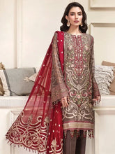 Load image into Gallery viewer, JAZMIN EMBROIDERED Chiffon Article no:10-SHERENE UNSTITCHED