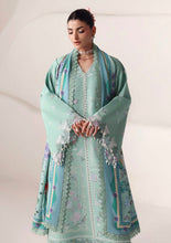 Load image into Gallery viewer, NAQSH Seraphine Winter Edit'26 lawn collection D-00273 (GREY TEAL) Unstitched