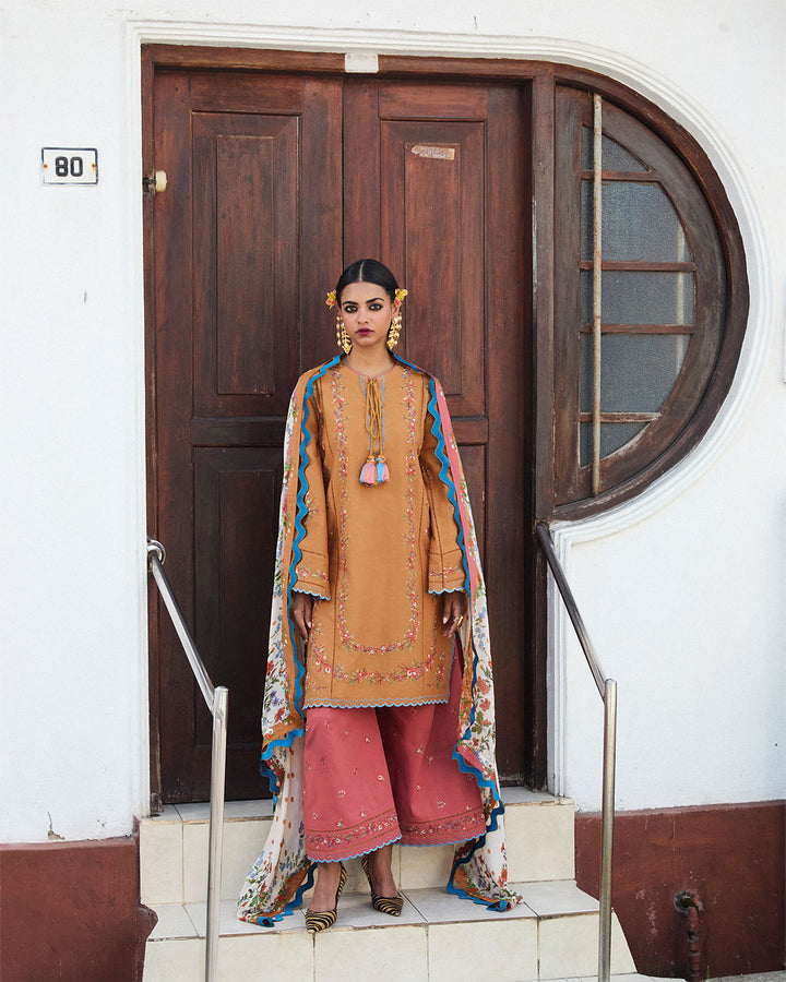 JUGNU by Hussain Rehar lawn 2025 D# 1078(NAL) Unstitched