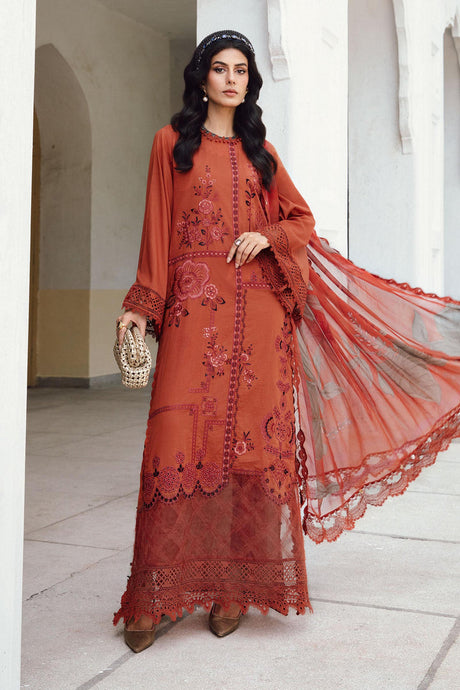 Maria B MPrints Embroidered Cambric suit |Unstitched MPT-2701B