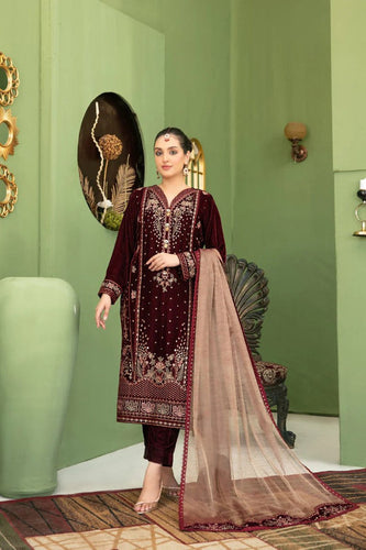 Tawakkal velvet Party Wear Winter D#3696