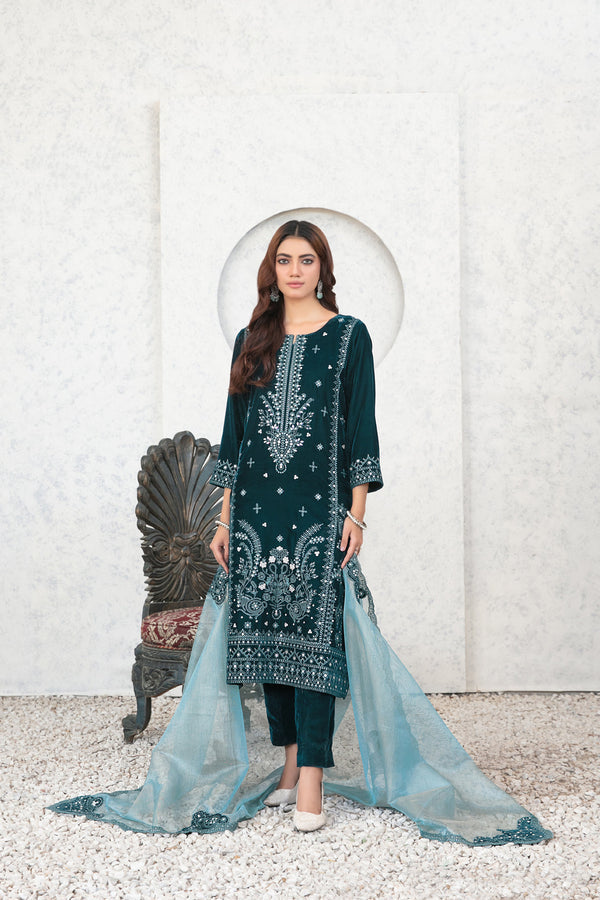 Tawakkal velvet Party Wear Winter D#4038