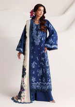 Load image into Gallery viewer, NAQSH Seraphine Winter Edit'26 lawn collection D-00272 (Nile Blue) Unstitched