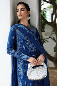 QALAMKAR QlineEmbroidered linen winter collection KL-03 (ECLIPSE)UNSTITCHED