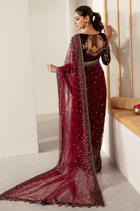 Jazmin EMBROIDERED Pure Velvet Article NO:VF-2016 Unstitched (SAREE)