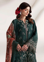 Load image into Gallery viewer, NAQSH Seraphine Winter Edit'26 lawn collection D-00271 (Timber Green) Unstitched