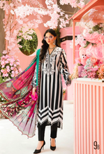 Load image into Gallery viewer, Maria B MPrints Embroidered Lawn suit |Unstitched MBMP-9-B