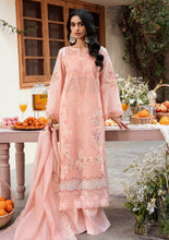 Load image into Gallery viewer, NAQSH CHIKANKARI Festive Edit'26 lawn collection D-00194 (PEACH BLOSSOM) Unstitched