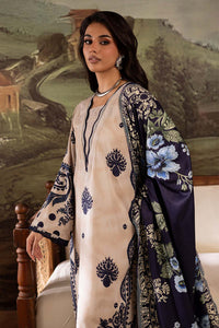 NUREH Signature Prints Doriya Linen with Woolen Shawl SP-176 (Unstitched)'25