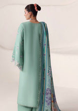 Load image into Gallery viewer, NAQSH Seraphine Winter Edit'26 lawn collection D-00273 (GREY TEAL) Unstitched