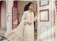 Load image into Gallery viewer, MANIZAY Premium Embroidered Lawn suit with Heavy Crinkle Dupatta | D-04 Unstitched
