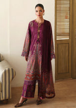 Load image into Gallery viewer, ROHEENAZ Éclat Garden Printed Lawn VOL4 D-508 (DAHLIA DREAM) Unstitched