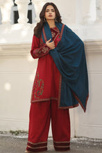 Load image into Gallery viewer, Charizma Signature Peach Leather with Velvet Collection CSW5-02 (Unstitched)