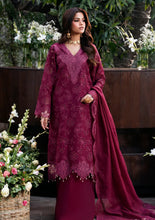 Load image into Gallery viewer, NAQSH CHIKANKARI Festive Edit'26 lawn collection D-00203 (TWILIGHT ORCHID) Unstitched