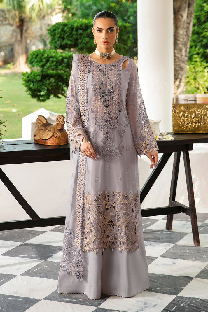 DASTAK by Ramsha Luxury Chiffon collection Q-104