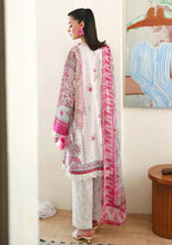 Load image into Gallery viewer, ROHEENAZ Éclat Garden Printed Lawn VOL4 D-510 (Coral Hibiscus) Unstitched