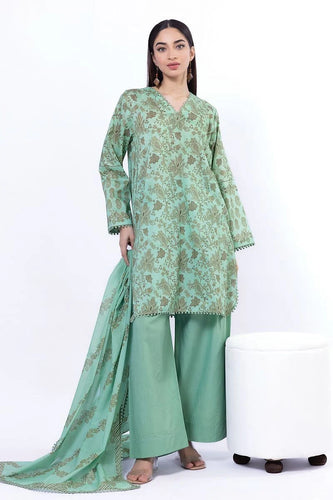KHAADI lawn Unstitched 3pc suit (SS2140A)