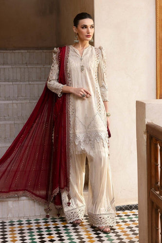 Maria B Luxury Embroidered lawn Suit |Stitched |2511B |