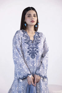 KHAADI lawn Unstitched 3pc suit (SS2296B)