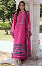 Load image into Gallery viewer, KAHF by ELAF Printed lawn collection with Chiffon Dupatta KPS-4B (GULNAR) Unstitched'26