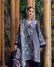 Load image into Gallery viewer, Mushq Broadway Luxury Winter Collection HUNWI250205U (SILVER MIST) Unstitched
