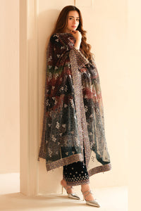 Jazmin EMBROIDERED Pure Velvet Article NO:VF-2039 Unstitched