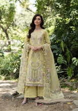 Load image into Gallery viewer, Elaf Premium Luxury embroidered lawn|BUTTER YELLOW|ELQ-7A | Unstitched'26