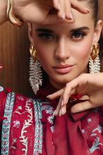 Load image into Gallery viewer, QALAMKAR CHIKANKARI Eid Edit LUXURY LAWN '26 | RUBY | CM#03 Unstitched