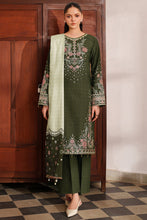 Load image into Gallery viewer, Farasha Winter Premium Viscose collection D-05 OLIVE DRAPE  Unstitched
